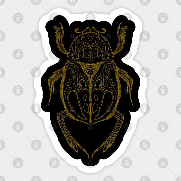 Beetle Sticker by Az